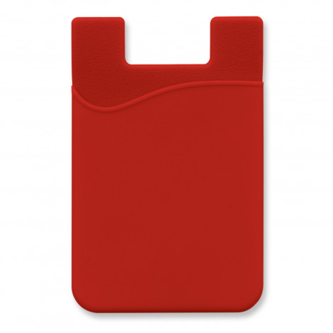 Silicone Phone Wallet - Indent 112928 | Red