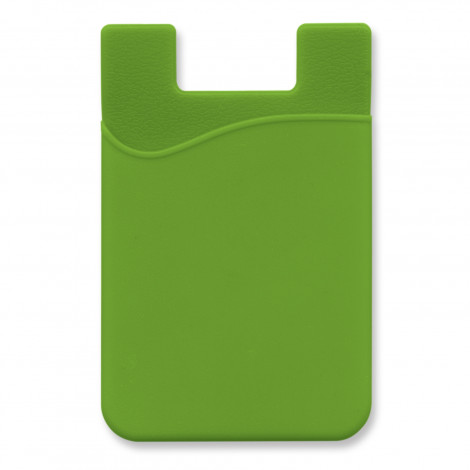 Silicone Phone Wallet - Indent 112928 | Bright Green