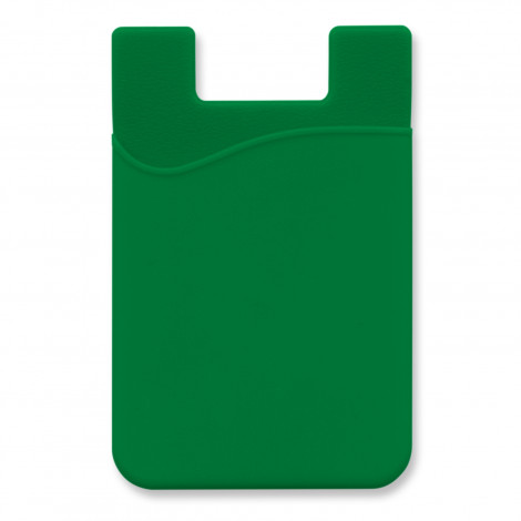 Silicone Phone Wallet - Indent 112928 | Dark Green