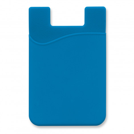 Silicone Phone Wallet - Indent 112928 | Light Blue