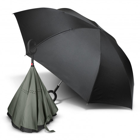 Gemini Inverted Umbrella 113242 | Grey