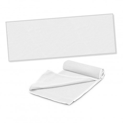 Yeti Premium Cooling Towel - Full Colour - Tube 113398 | White