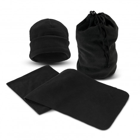 Seattle Scarf and Beanie Set 113844 | Black