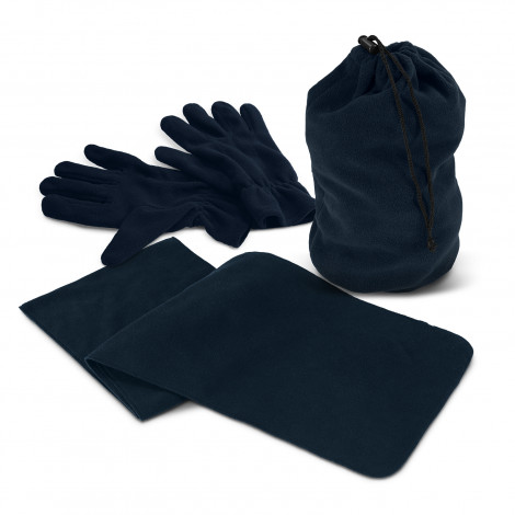 Seattle Scarf and Gloves Set 113845 | Navy