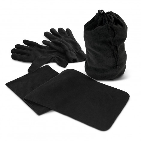 Seattle Scarf and Gloves Set 113845 | Black