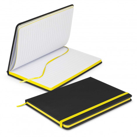 Omega Black Notebook 113892 | Yellow