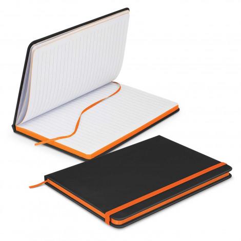 Omega Black Notebook 113892 | Orange
