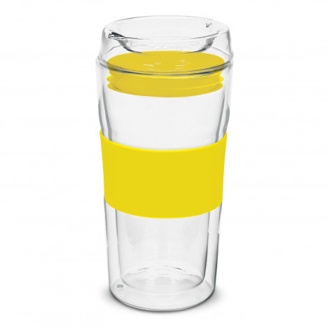 Divino Double Wall Glass Cup 114338 | Yellow