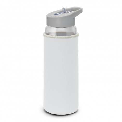 Elixir Glass Bottle - Neoprene Sleeve 115047 | White