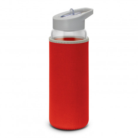 Elixir Glass Bottle - Neoprene Sleeve 115047 | Red