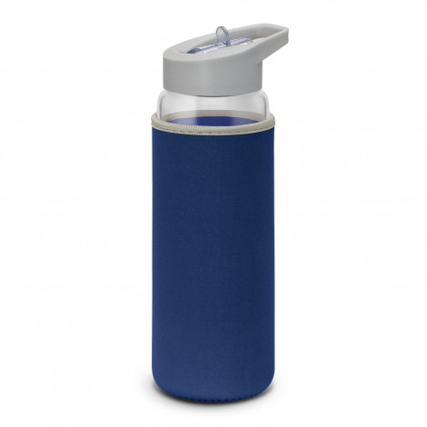 Elixir Glass Bottle - Neoprene Sleeve 115047 | Dark Blue