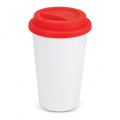 Aztec Double Wall Coffee Cup - Full Colour 115061 | Red