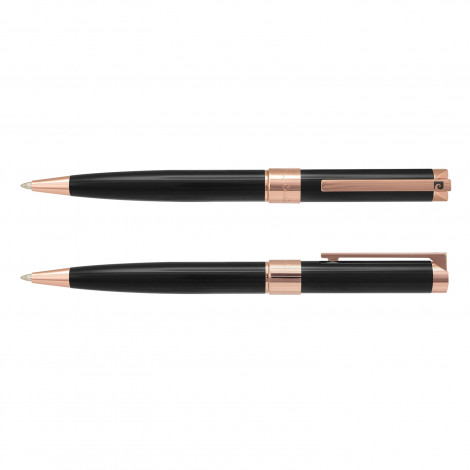 Pierre Cardin Noblesse Pen 115150 | Black/Rose Gold
