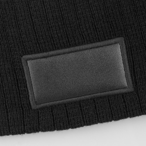 Nebraska Cable Knit Beanie with Patch 115656 | Feature