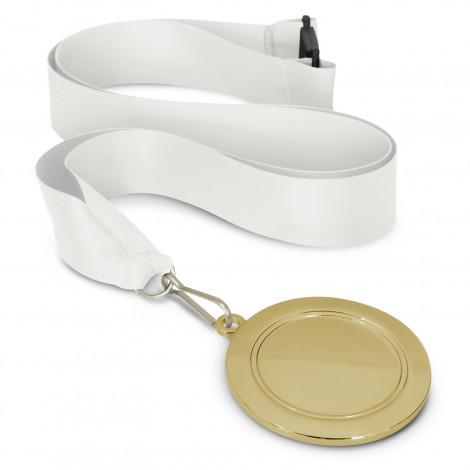 Podium Medal - 65mm 115692 | White/Gold