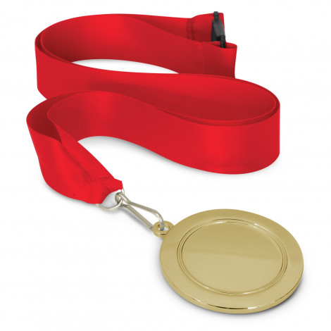 Podium Medal - 65mm 115692 | Red/Gold