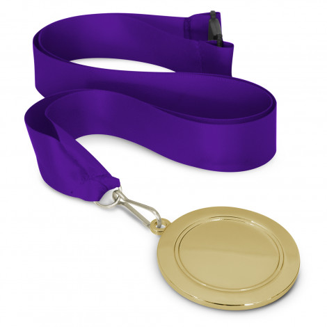 Podium Medal - 65mm 115692 | Purple/Gold