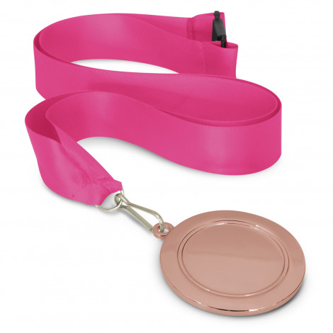 Podium Medal - 65mm 115692 | Pink/Bronze