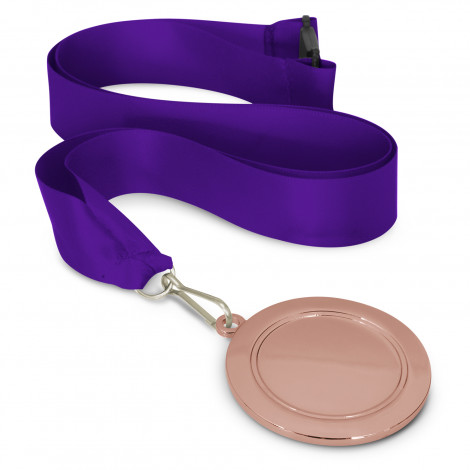 Podium Medal - 65mm 115692 | Purple/Bronze