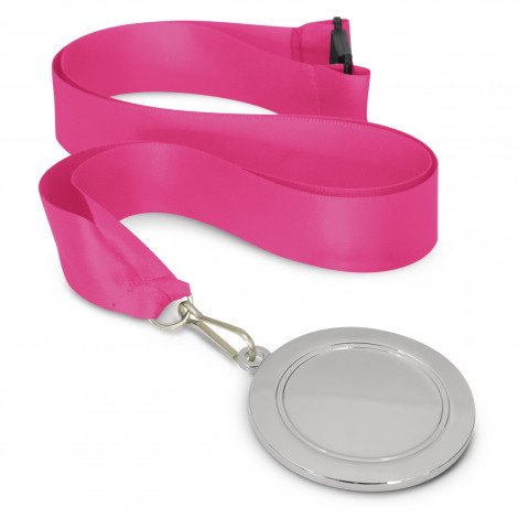 Podium Medal - 65mm 115692 | Pink/Silver