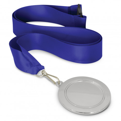 Podium Medal - 65mm 115692 | Dark Blue/Silver