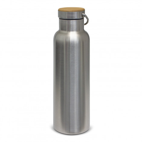 Nomad Deco Vacuum Bottle - Stainless 115748 | Wooden Lid