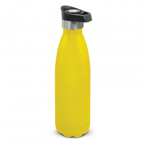 Mirage Powder Coated Vacuum Bottle - Push Button Lid 116525 | Yellow