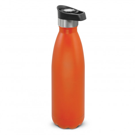 Mirage Powder Coated Vacuum Bottle - Push Button Lid 116525 | Orange