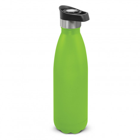 Mirage Powder Coated Vacuum Bottle - Push Button Lid 116525 | Bright Green