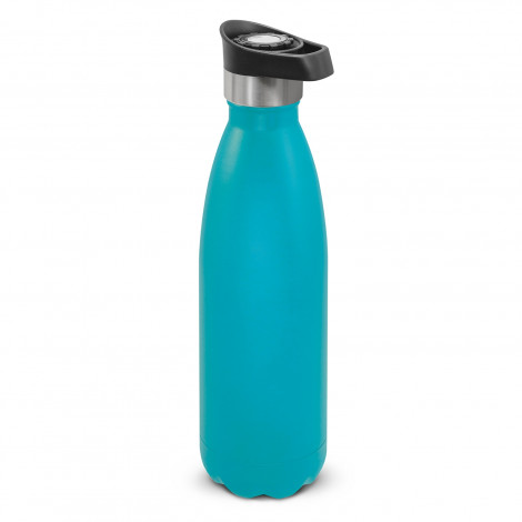 Mirage Powder Coated Vacuum Bottle - Push Button Lid 116525 | Light Blue