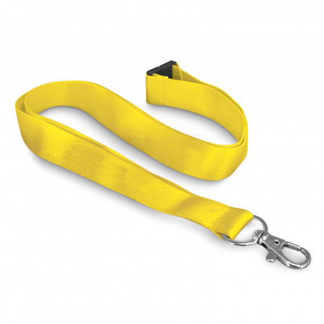 Soft Touch Logo Lanyard 116611 | Yellow
