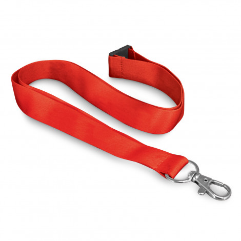 Soft Touch Logo Lanyard 116611 | Red