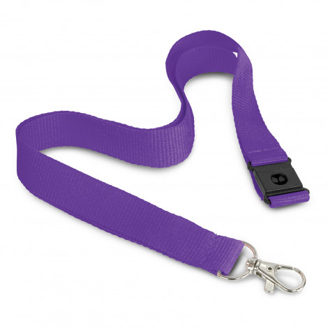 3D Logo Lanyard 116612 | Purple