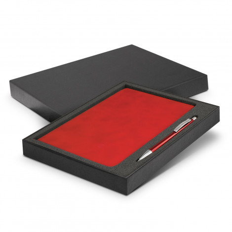 Demio Notebook and Pen Gift Set 116690 | Red