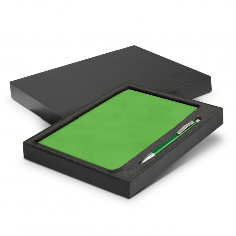 Demio Notebook and Pen Gift Set 116690 | Bright Green