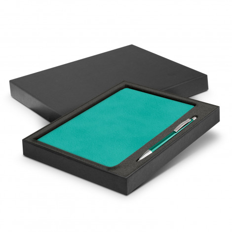 Demio Notebook and Pen Gift Set 116690 | Teal