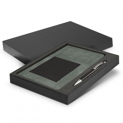 Princeton Notebook and Pen Gift Set 116694 | Black Gift Box