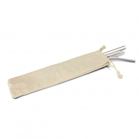 Stainless Steel Straw Set 116751 | Natural