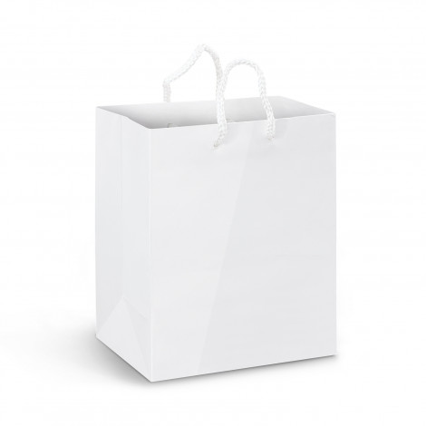 Medium Laminated Paper Carry Bag - Full Colour 116936 | White