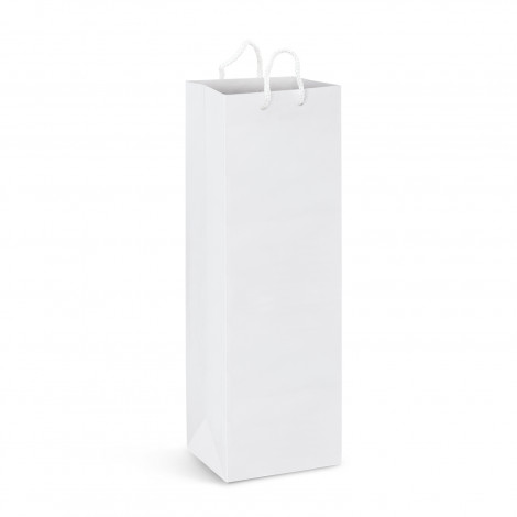 Laminated Paper Wine Bag - Full Colour 116940 | White