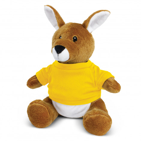 Kangaroo Plush Toy 117007 | Yellow