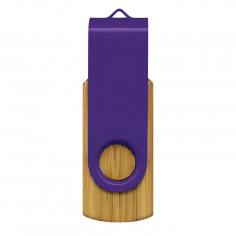Helix 4GB Bamboo Flash Drive 117042 | Purple