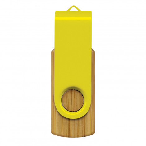 Helix 4GB Bamboo Flash Drive 117042 | Yellow
