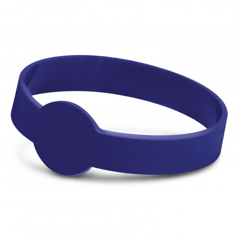 Xtra Silicone Wrist Band - Debossed 117055 | Dark Blue