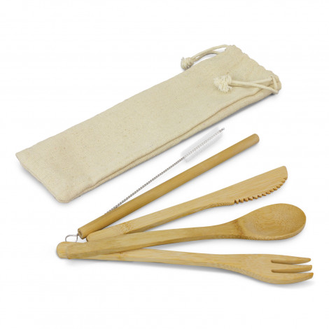 Bamboo Cutlery Set 117633 | Natural