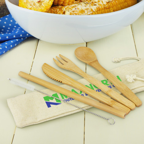 Bamboo Cutlery Set 117633 | Feature