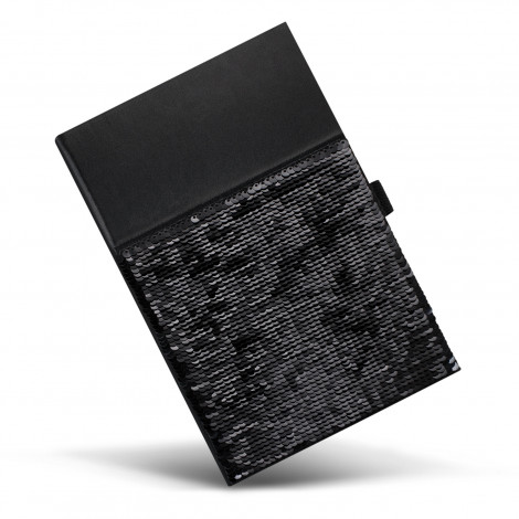 Sequin Notebook 117835 | Black