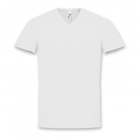 SOLS Imperial Mens V Neck T-Shirt 118082 | White