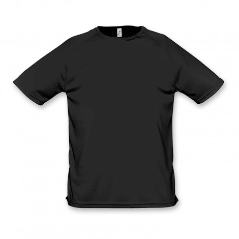 SOLS Sporty Mens T-Shirt 118085 | Black