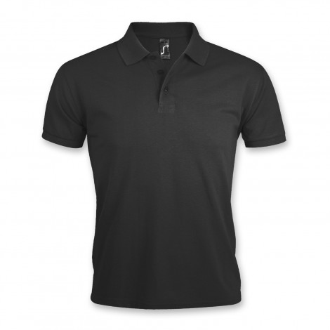 SOLS Prime Mens Polo Shirt 118087 | Black